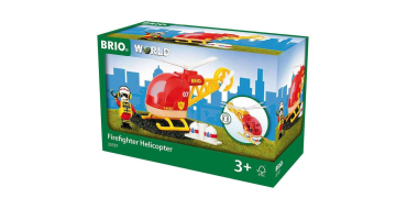 Amazon: Jouet BRIO World 33797 - Hélicoptère des pompiers à 6,79€ (au lieu de 16,46€)