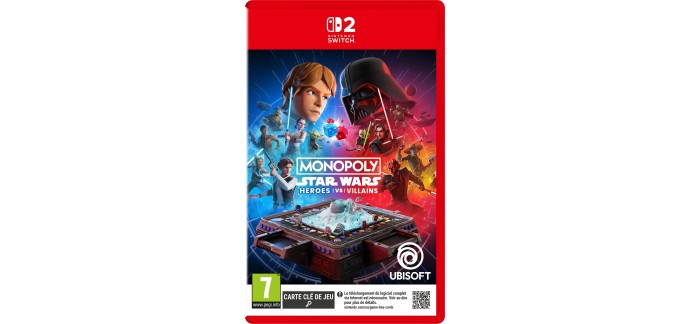 Amazon: Monopoly Star Wars Heroes vs Villains sur Nintendo Switch 2 à 19,99€ (au lieu de 29,99€)