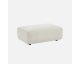 Sweeek: Pouf repose-pieds bouclette crème 102x70 cm à 125,99€ (au lieu de 179,99€)