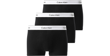 JoyBuy: Calvin Klein Boxers Icon coton stretch Lot de 3 Blanc/Noir à 23,9€ (au lieu de 44,9€)