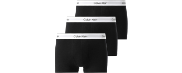 JoyBuy: Calvin Klein Boxers Icon coton stretch Lot de 3 Blanc/Noir à 23,9€ (au lieu de 44,9€)