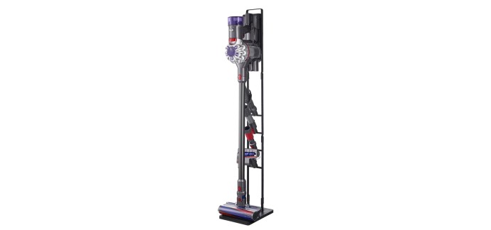 Amazon: Support pour aspirateur Dyson sans fil et accesoires Vevor - sans perçage à 21,75€