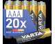 Amazon: Lot de 20 piles AAA Varta Power on Demand - Alcalines 1,5V à 6,16€ (au lieu de 10,99€)