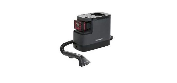 LIDL: SILVERCREST Appareil de nettoyage sans fil pour tapis et tissus d'ameublement - 200 W, réservoirs 1,