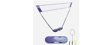 Decathlon: Kit Filet de Badminton Fun Set - 3 m, 2 raquettes, 2 volants à 27,99€ (au lieu de 39,99€)