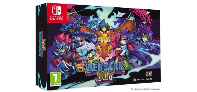 Amazon: Berserk Boy Collector Edition Nintendo Switch - Coffret collector, steelbook, 2 posters, porte-clés