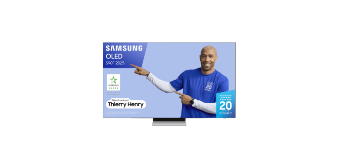 JoyBuy: TV OLED Samsung 55S90F 140 cm 2025 à 799,99€ (au lieu de 1199€)