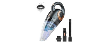 JoyBuy: Aspirateur à main sans fil ATSHARK XL-620B - 6000 Pa, 30 min d'autonomie à 18,96€