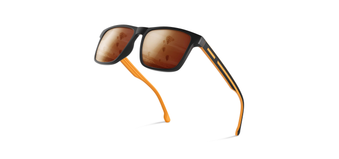 Amazon: Lunettes de soleil Wrimen - polarisées UV400, Brun, Retro à 10,30€ (au lieu de 17,52€)