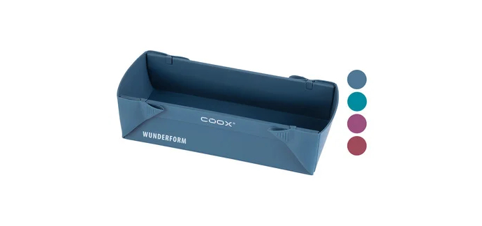 LIDL: COOX Moule à gâteau en silicone pliable 1,5L à 6€ (au lieu de 18,99€)