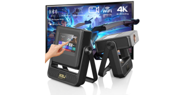 JoyBuy: XBJ Projecteur A5Pro - 300 pouces, 1080P/4K, 900 ANSI, Android, WiFi 6 - tablette, écran à 129,9€