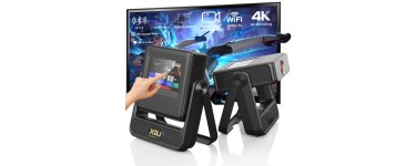 JoyBuy: XBJ Projecteur A5Pro - 300 pouces, 1080P/4K, 900 ANSI, Android, WiFi 6 - tablette, écran à 129,9€