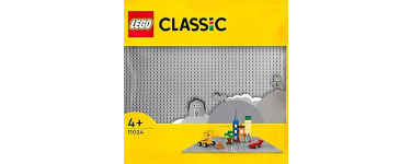 Amazon: LEGO® Classic La Plaque de Construction Grise (11024) à 11,24€ (au lieu de 14,99€)