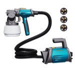 Amazon: Pistolet à peinture Tilswall Shark800 HVLP - 4 buses cuivre, 1300ml, 120 DIN-s à 49,99€