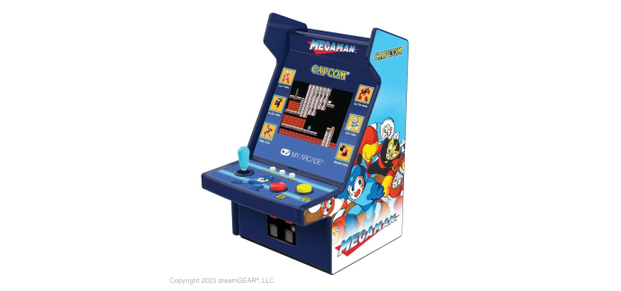 Fnac: Console rétrogaming Just For Games Micro Player PRO Megaman Bleu à 22,49€ (au lieu de 49,99€)