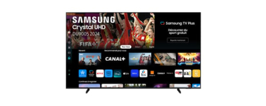 Conforama: Téléviseur Led SAMSUNG TU98DU9005K - UHD 4K 98 pouces 120 Hz à 1202,68€ (au lieu de 1499€)
