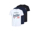 Amazon: Lot de 3 t-shirts col rond Jack & Jones - S, XL, XXL à 16,99€ (au lieu de 24,43€)