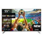 JoyBuy: CHiQ M55QN9E TV 4K UHD Mini LED QLED 55" - Dolby Atmos/Vision, DLG 120Hz, Google TV à 359,99€