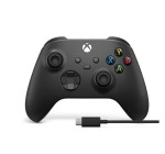 Amazon: Manette Microsoft Xbox série Carbon Black sans fil avec câble de charge à 49,99€ (au lieu de 64,99€)