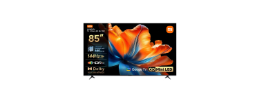 Amazon: TV 85" Xiaomi S Mini 85 2026 - QLED, Mini LED, 144Hz, Dolby Vision-Atmos à 1158,37€