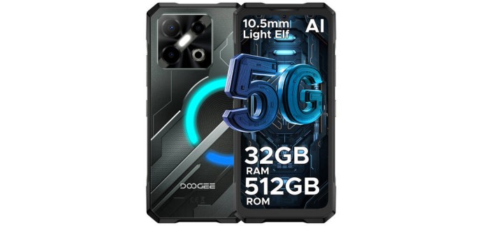 JoyBuy: DOOGEE Blade GT Pro 5G - 6,6" FHD+, 32+512 Go, 120 Hz - smartphone à 269,99€ (au lieu de 439,99€)