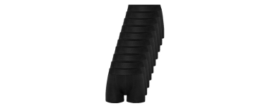JoyBuy: Resteröds Boxers - Lot de 10 - Noir - Taille L à 67,9€ (au lieu de 132,9€)