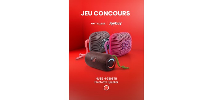 JoyBuy: 3 enceintes Bluetooth Muse à gagner