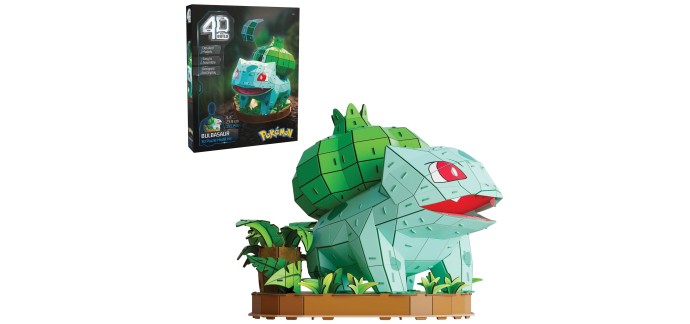 Amazon: Puzzle 3D Pokémon 4D Build - Bulbizarre, 241 pièces à 14,99€ (au lieu de 21,68€)