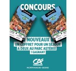 Crédit Agricole: 1 séjour au Parc Astérix pour 2 personnes (2 jours + 1 nuit) à gagner