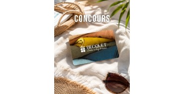 Becquet: 1 e-carte cadeau Becquet de 100€ à gagner