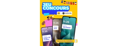 La Poste Mobile: 3 smartphones Motorola Edge 70 Fusion, G77 et G6 Power à gagner