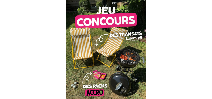 Lafuma: 1 Transaswing Lafuma et packs Accro à gagner