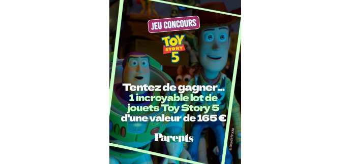 Parents: 1 lot de jouets Toy Story (valeur 164.96€) à gagner
