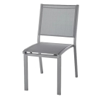 Castorama: Chaise de jardin GoodHome Batz - Aluminium, polyester gris acier, 86cm à 17,94€ (au lieu de 39,90€)