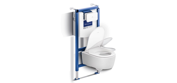 Castorama: Pack WC suspendu Villeroy et Boch Avento - bâti-support, cuvette carénée à 363€ (au lieu de 519,90€)