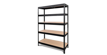 Castorama: Étagère de garage GoodHome Rand - Acier, 5 plateaux, 300kg/niveau, 180x127,6x40cm à 49,9€