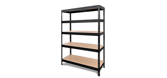 Castorama: Étagère de garage GoodHome Rand - Acier, 5 plateaux, 300kg/niveau, 180x127,6x40cm à 49,9€
