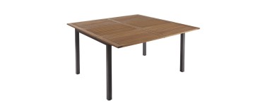 Leroy Merlin: Table de jardin extensible Naterial Oris - Bois massif Eucalyptus, Alu, 4/6 pers. à 89,70€