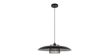 Leroy Merlin: Suspension Sitio acier noir Inspire - Diam.58 cm à 6,99€ (au lieu de 39,9€)