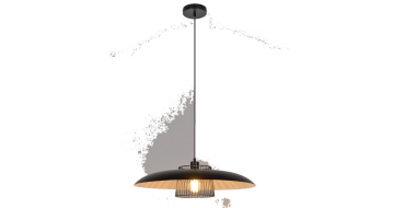 Leroy Merlin: Suspension Sitio acier noir Inspire - Diam.58 cm à 6,99€ (au lieu de 39,9€)