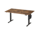 JoyBuy: Bureau assis-debout Ochama - 160 x 70, 4 modes, Port USB-C, Brun Vintage à 99,99€