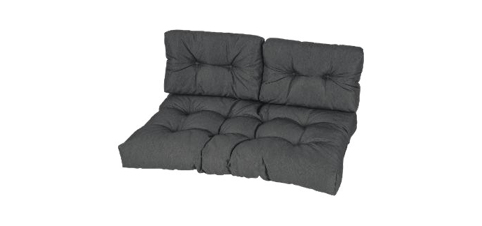 LIDL: LIVARNO Coussins pour siège en palettes - Set 3 pièces, 120x80x15 cm à 29,99€ (au lieu de 49,99€)