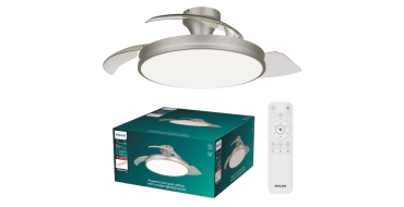 Amazon: Ventilateur de plafond Philips Atlas - LED 4500 lm, 106 cm à 94,99€ (au lieu de 175,59€)