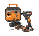Amazon: Visseuse à chocs sans fil Worx WX265 - 200 Nm, 2 batteries à 99,99€ (au lieu de 155,33€)