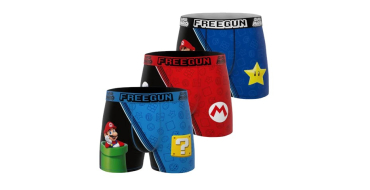 JoyBuy: FREEGUN Lot de 3 boxers microfibre garçon Super Mario Bros à 17,9€ (au lieu de 32,9€)