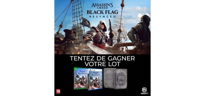 Micromania: 1 jeu Assassin's Creed Black Flag Resynced + Steelbook à gagner