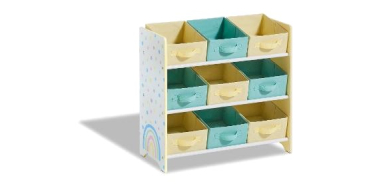 LIDL: LIVARNO HOME Meuble de rangement enfant (arc-en-ciel/jaune) à 12€ (au lieu de 29,99€)