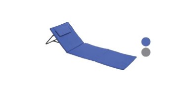 LIDL: CRIVIT Matelas de plage - oreiller intégré, dossier réglable à 7,99€ (au lieu de 9,99€)