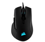 Amazon: Souris filaire Corsair Ironclaw RGB - 18 000 dpi, 7 boutons à 24,99€ (au lieu de 49,89€)