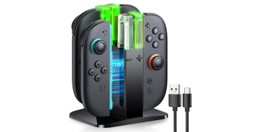 Amazon: Station de charge FYOUNG pour Joy-Con 2 Nintendo Switch 2 - 4 manettes, port magnétique à 4,72€